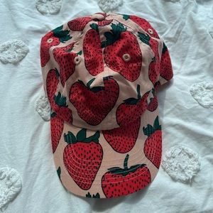 Baggu Strawberry Baseball Hat
